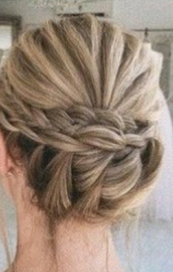 chignon tressé